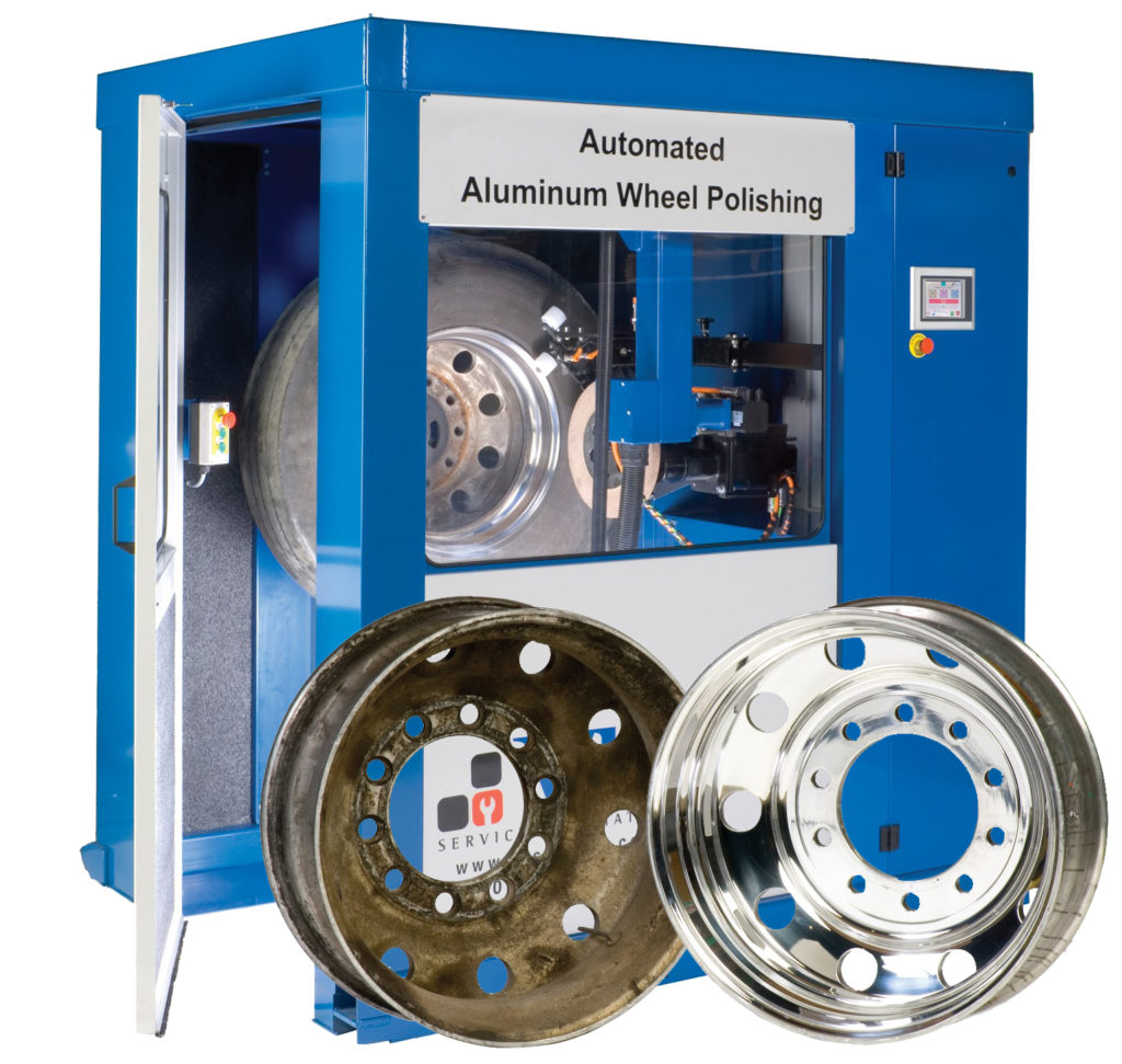 Automated Aluminum Wheel Polishing